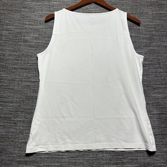 Patagonia Vitaliti Tank Shirt Women's L White Sleeveless High Neck 53447 - Picture 10 of 11